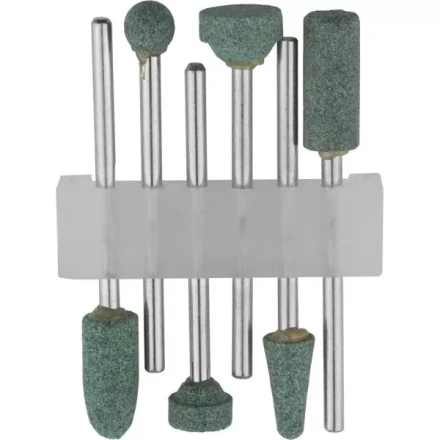 Набор STAYER: Насадки шлифовальные абразивные с оправкой, карбид кремния, 6шт 29921-H6 купить в Надыме