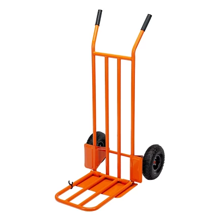 Тележка ручная 2-х колесная Сибртех 69302, усиленная, г/п 250кг, откидная платформа 530х400мм купить в Надыме