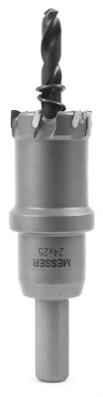 ТСТ коронка MESSER 24X25 с центрирующим сверлом и толкающей пружиной купить в Надыме