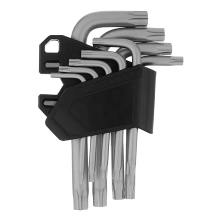 Набор ключей имбусовых Torx-Tempered, TT10-50, CrV, 9 шт. Сибртех 123707 купить в Надыме