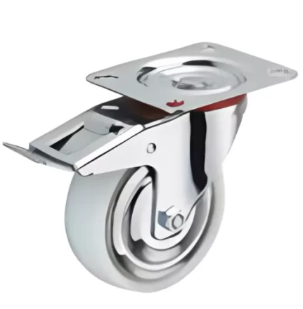 Колесо поворотное полипропилен SRCnb 55 125 мм с тормозом (F) 1041610 купить в Надыме