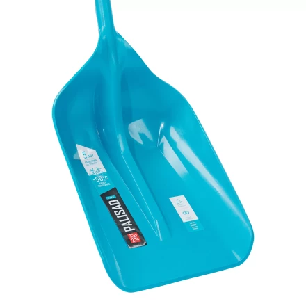 Лопата для уборки снега Palisad 61795, полипропилен, 330х490х1265 мм, цельнолитая конструкция, LUXE купить в Надыме