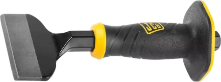 Зубило-конопатка JCB, двухкомпонентная рукоятка с протектором, CrV cталь, 215х100мм JCL008 купить в Надыме