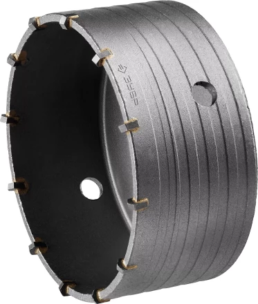 Коронка по бетону ЗУБР "ПРОФЕССИОНАЛ" без державки, 125 мм, резьбовая посадка коронки М22 29180-125 купить в Надыме