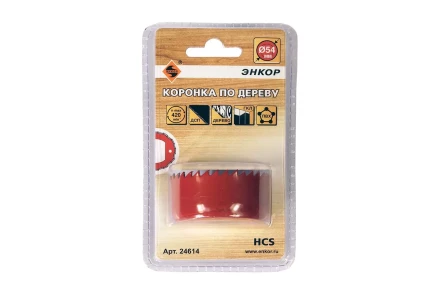 Коронка по дереву 54 мм Энкор 24614 купить в Надыме