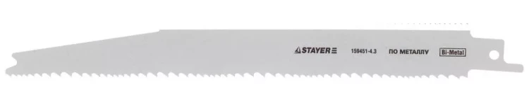 Полотно STAYER "PROFI" S345XF к саб эл.ножов Bi-Met,дер с гвозд,лист мет,Al проф 3-18мм,пласт,стеклопл,200/2,1-4,3мм 159451-4.3 купить в Надыме
