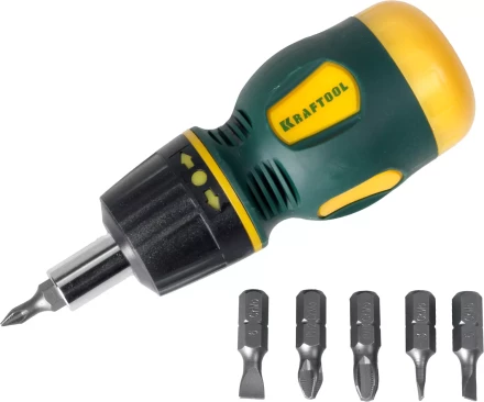 Отвертка реверсивная с битами 26190-H7 купить в Надыме