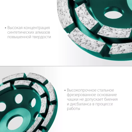 Чашка алмазная Double 33369-125 купить в Надыме