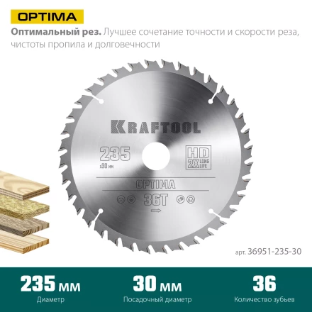 Диск пильный OPTIMA, повышенный ресурс 36951-235-30 купить в Надыме