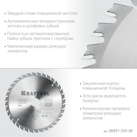 Диск пильный OPTIMA, повышенный ресурс 36951-235-30 купить в Надыме