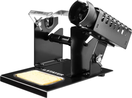 Подставка для паяльников STAYER "MASTER", штампованная, с держателем для катушек с припоем 55321 купить в Надыме