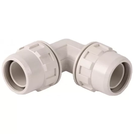 Соединитель ЗУБР "ШиреФит" угловой 90° "штуцер с гайкой - штуцер с гайкой", 26мм 51492-26 купить в Надыме