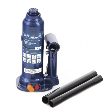 Домкрат гидравлический бутылочный 2 т h подъема 178-338 мм Stels 51160 купить в Надыме