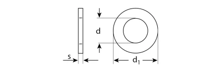 Шайбы DIN 125A коробка 5 кг серия МАСТЕР купить в Надыме