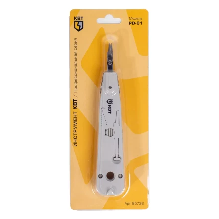 Инструмент КВТ PD-01 для заделки витой пары в кросс-панель (85736) купить в Надыме