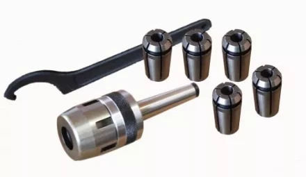 Патрон цанговый МТ2 с набором цанг ф3-10мм К 412 23480 купить в Надыме