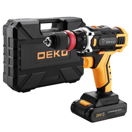 Дрель аккумуляторная DEKO DKCD20FU-Li SET3, 063-4177, со съемным патроном купить в Надыме
