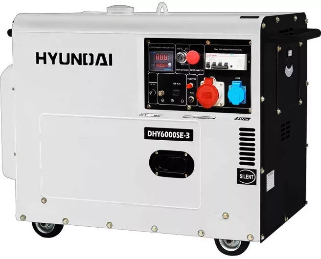 Дизельный генератор Hyundai DHY 6000SE-3 купить в Надыме