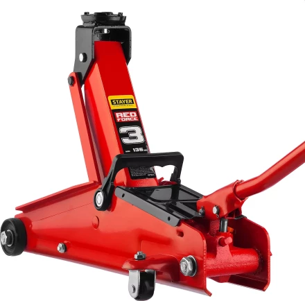 Домкрат гидравлический подкатной "RED FORCE", 3т, 135-400мм, STAYER 43154-3 43154-3 купить в Надыме