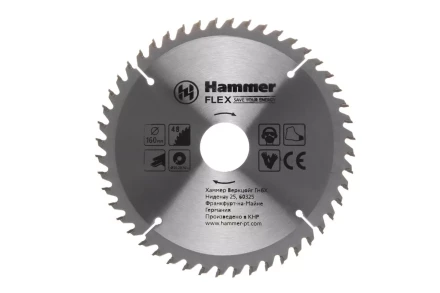 Диск пильный твердосплавный HAMMER Ф160х20мм 48зуб. купить в Надыме