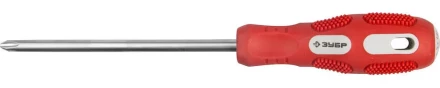 Отвертка ЗУБР "ПРОФИ" хромованадиевая сталь, двухкомпонентная рукоятка, магнит наконечник, PH2x150мм 25232-2-150_z01 купить в Надыме