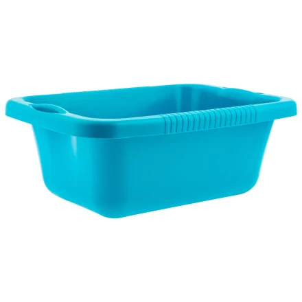 Таз пластмассовый прямоугольный 25 л, бирюзовый, Home Palisad 929935 купить в Надыме