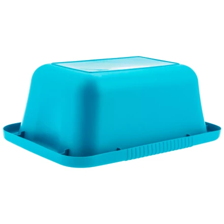 Таз пластмассовый прямоугольный 25 л, бирюзовый, Home Palisad 929935 купить в Надыме