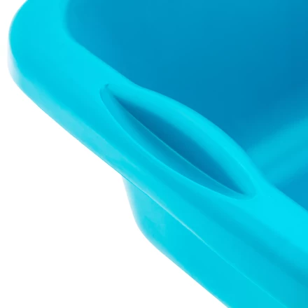 Таз пластмассовый прямоугольный 25 л, бирюзовый, Home Palisad 929935 купить в Надыме