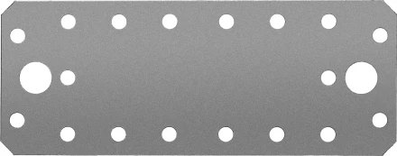 ЗУБР КП-2.5, 140 x 55 x 2.5 мм, цинк, крепежная пластина (31023-140) купить в Надыме