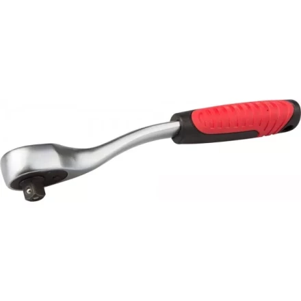 Трещотка для торцовых головок ЗУБР "ЭКСПЕРТ" (3/8"), Cr-V, 72 зубца, хроматированное покрытие, быстрый сброс 27730-3/8 купить в Надыме