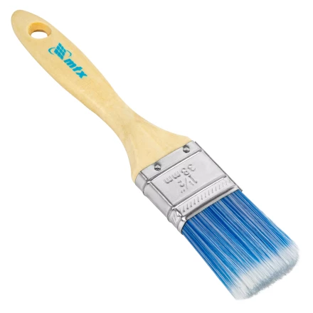 Кисть плоская "Евро" 1.5", искусственная щетина, деревянная ручка MTX 83070 купить в Надыме