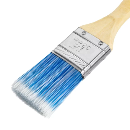 Кисть плоская "Евро" 1.5", искусственная щетина, деревянная ручка MTX 83070 купить в Надыме