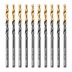 Сверло по металлу, 3,8 мм, HSS-Tin, Golden Tip, 10 шт. Denzel 717208 купить в Надыме