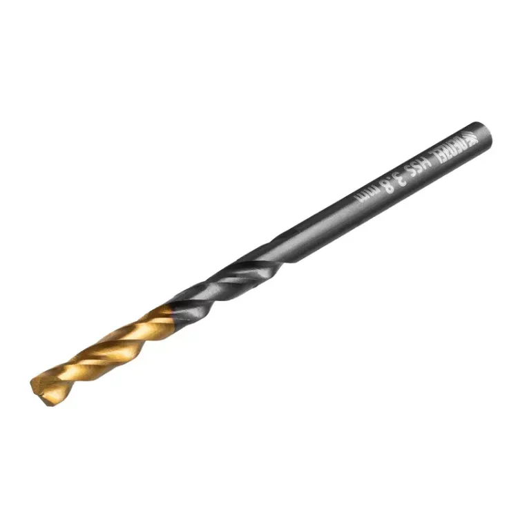 Сверло по металлу, 3,8 мм, HSS-Tin, Golden Tip, 10 шт. Denzel 717208 купить в Надыме