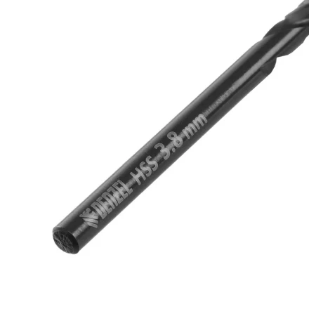 Сверло по металлу, 3,8 мм, HSS-Tin, Golden Tip, 10 шт. Denzel 717208 купить в Надыме