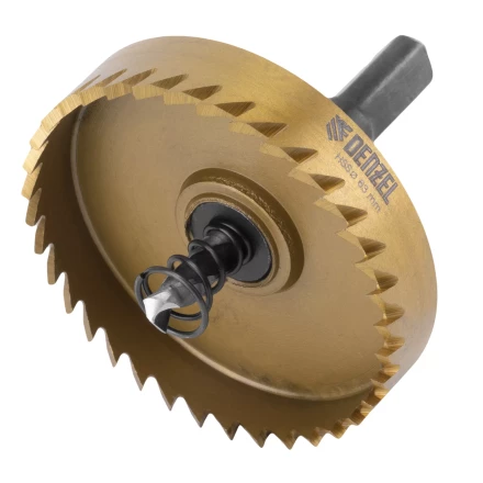 Коронка по металлу HSS, 63 мм, нитридтитановое покрытие Denzel 724120 купить в Надыме