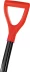 Лопата снеговая пластиковая с алюминиевой планкой, с алюминиевым черенком и V-ручкой, 410мм, оранжевая, СИБИН 421845 421845 купить в Надыме