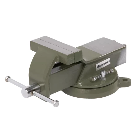 Тиски слесарные Сибртех 18618, 100 мм, стальные, поворотные купить в Надыме