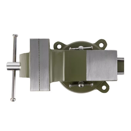 Тиски слесарные Сибртех 18618, 100 мм, стальные, поворотные купить в Надыме