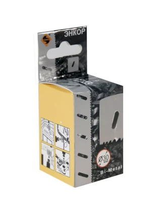 Коронка Bi-Metal Ф30 мм М3 Энкор 24130 купить в Надыме