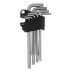 Набор ключей имбусовых Torx-Tempered, TT10-50, CrV, 9 шт., удлиненные Сибртех 123717 купить в Надыме