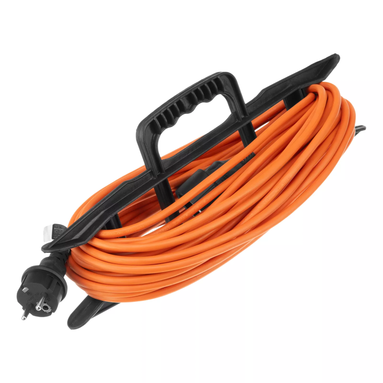 Удлинитель-шнур силовой Denzel 37406 Garden Series, ПВС, 20м, 1 розетка 3 x 1 мм, 3 м купить в Надыме
