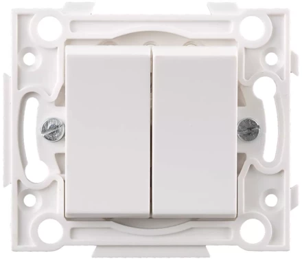 Выключатель СВЕТОЗАР двойной SV-55230-2 купить в Надыме