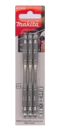 Биты Makita PZ2 110мм 3шт, 2-х сторонние (B-21939) купить в Надыме
