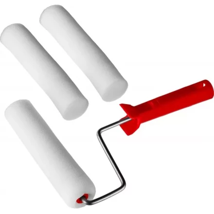 Валик "ПОРОЛОН" в наборе: 3 шубки + ручка, 180 мм, d=40 мм, MIRAX 0364-18_z01 купить в Надыме