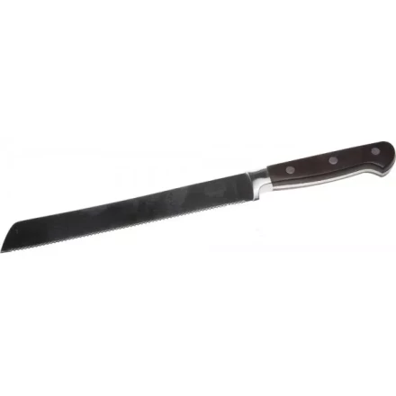 Нож LEGIONER "AUGUSTA" хлебный с деревянной ручкой, нерж лезв 180мм 47865 купить в Надыме