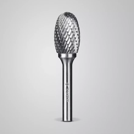 Зубр Твердосплавная борфреза E - овал, 16 х 25 мм, радиус 6.5 мм28804-16-25 купить в Надыме