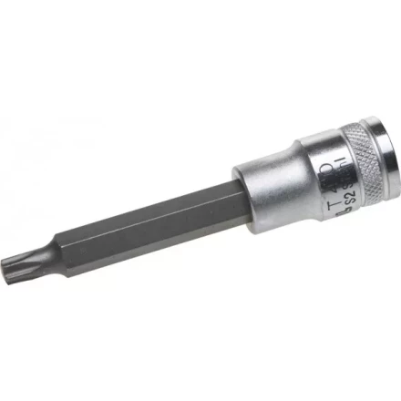 Торцовая бита-головка KRAFTOOL "INDUSTRIE QUALITAT", удлиненная, материал S2, TORX, сатинированная, 1/2", Т40 27906-40_z01 купить в Надыме