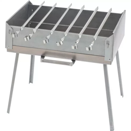 Мангал-дипломат в сумке 410x280x125 1,5 мм 6 шампуров в комплекте PALISAD Camping 69538 купить в Надыме