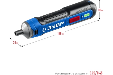 ЗУБР ZUBR GO 4 Vmax, аккумуляторная отвертка, Профессионал (PSD-4) купить в Надыме